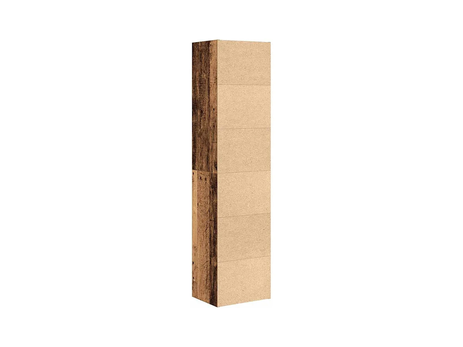 Bücherregal Altholz-Optik 31x24x127 cm Holzwerkstoff