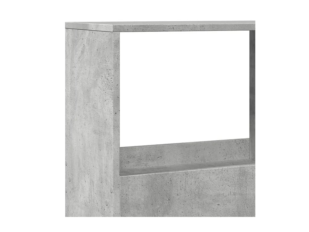 Bücherregal Betongrau 100x33x155,5 cm Holzwerkstoff