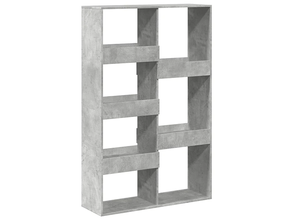 Estante 100x33x155,5 cm derivados de madeira cinzento cimento