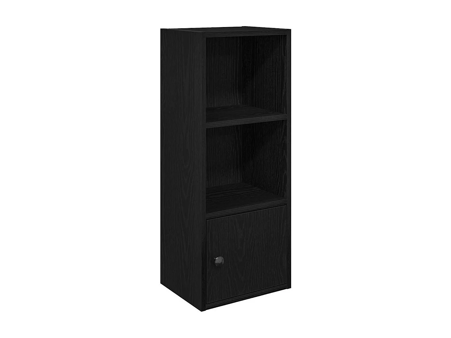 Bibliothèque chêne noir 31x24x77 cm bois d'ingénierie