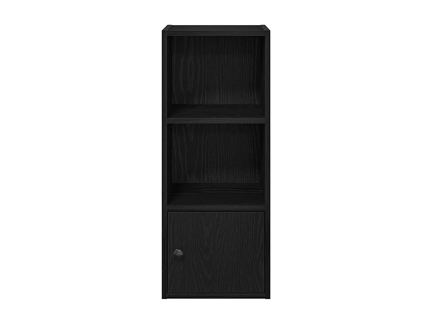 Bibliothèque chêne noir 31x24x77 cm bois d'ingénierie
