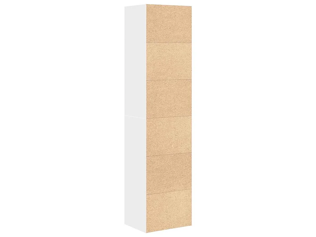 Libreria Bianca 31x24x127 cm in Legno Multistrato