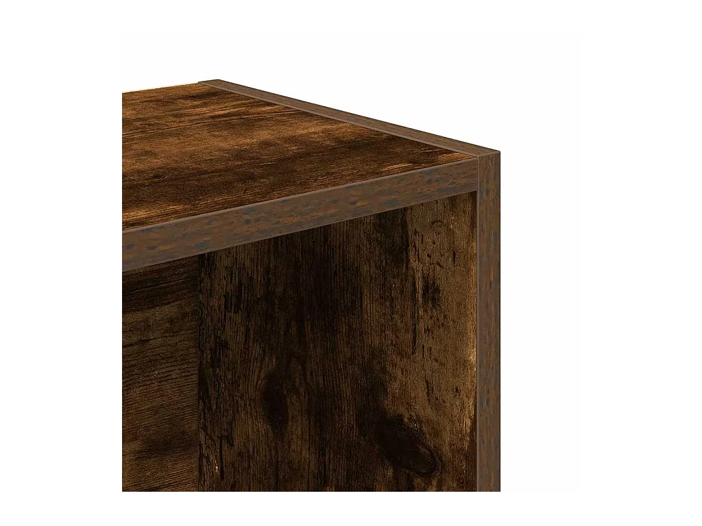 Bücherregal Räuchereiche 31x24x102 cm Holzwerkstoff