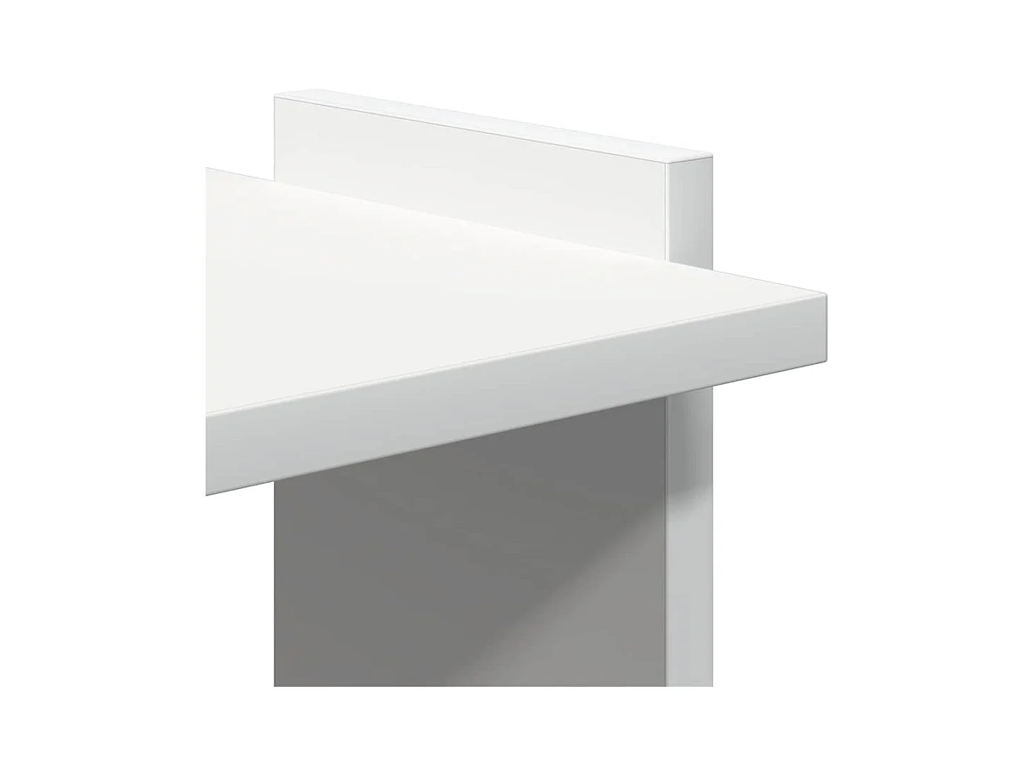 Bücherregal 3 Böden Weiß 60x30x120 cm Holzwerkstoff