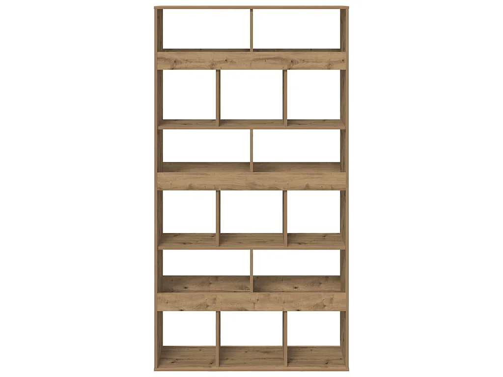 Libreria Rovere Artigianale 100x33x187,5cm in Legno Multistrato
