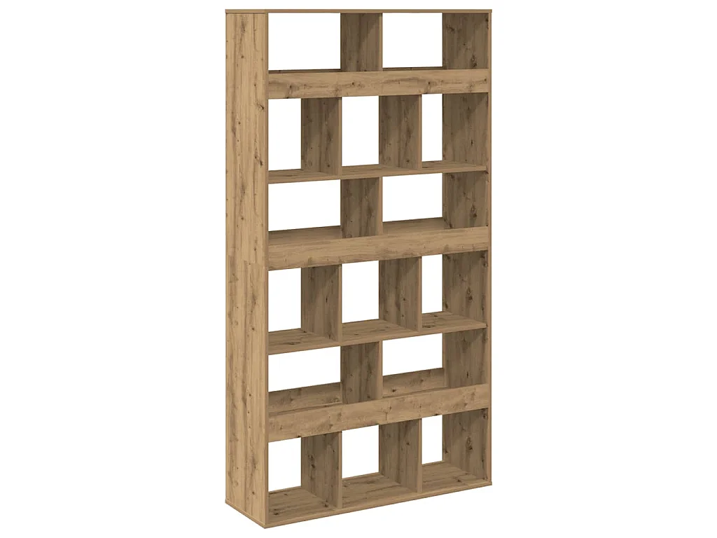 Libreria Rovere Artigianale 100x33x187,5cm in Legno Multistrato