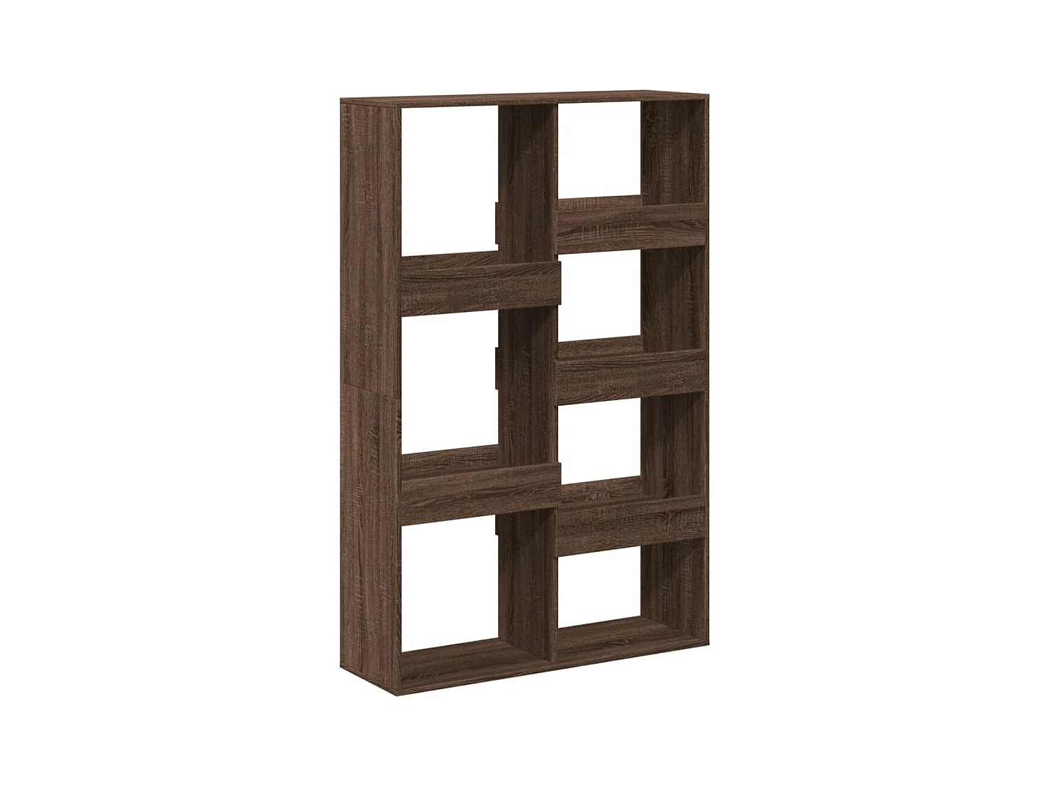 Libreria Rovere Marrone 100x33x155,5 cm in Legno Multistrato