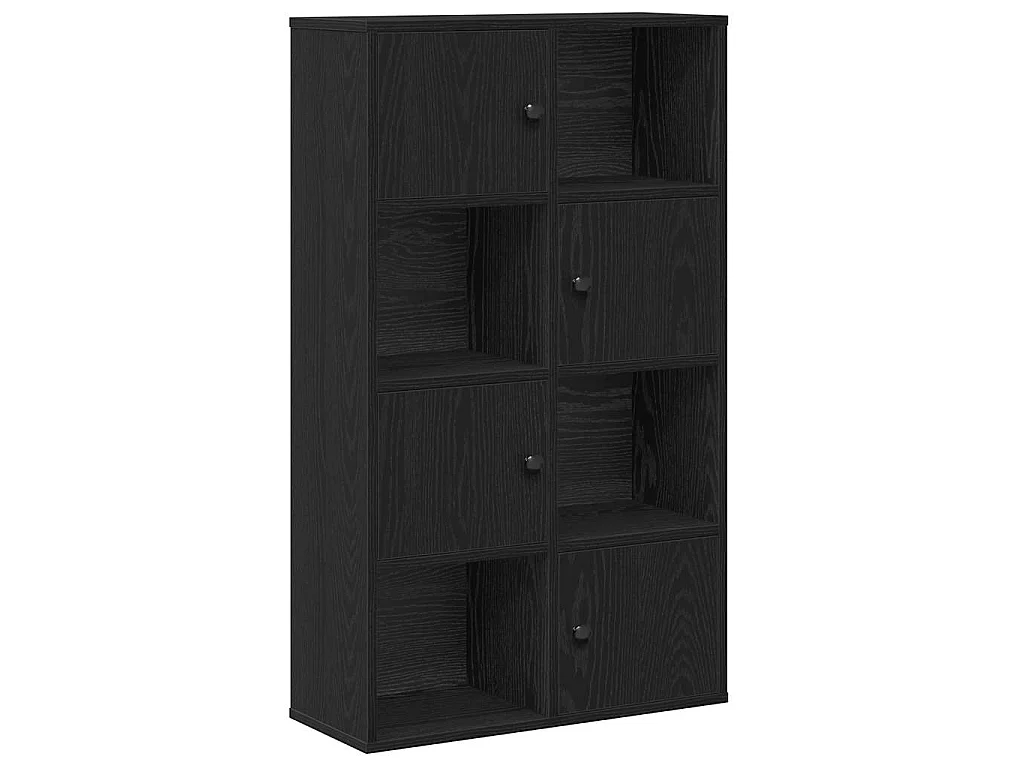 Estante 60x24x101,5 cm derivados de madeira carvalho preto