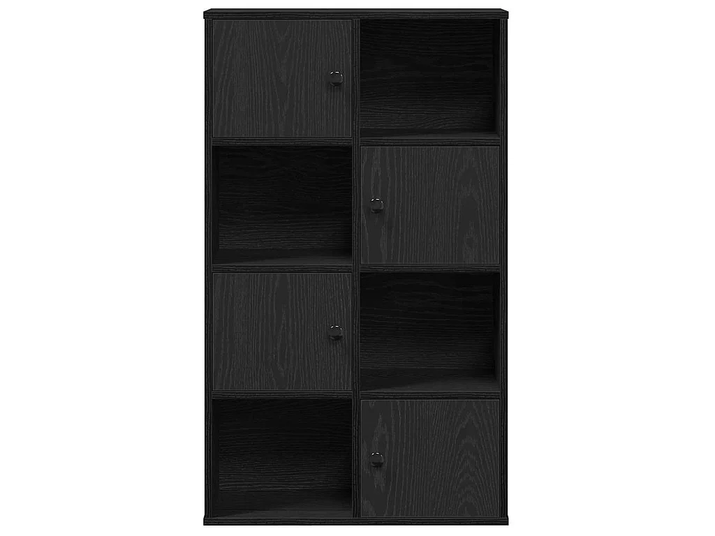 Estante 60x24x101,5 cm derivados de madeira carvalho preto