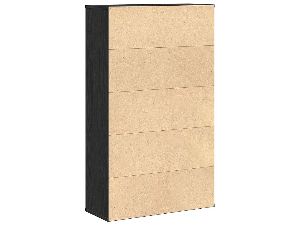 Estante 60x24x101,5 cm derivados de madeira carvalho preto