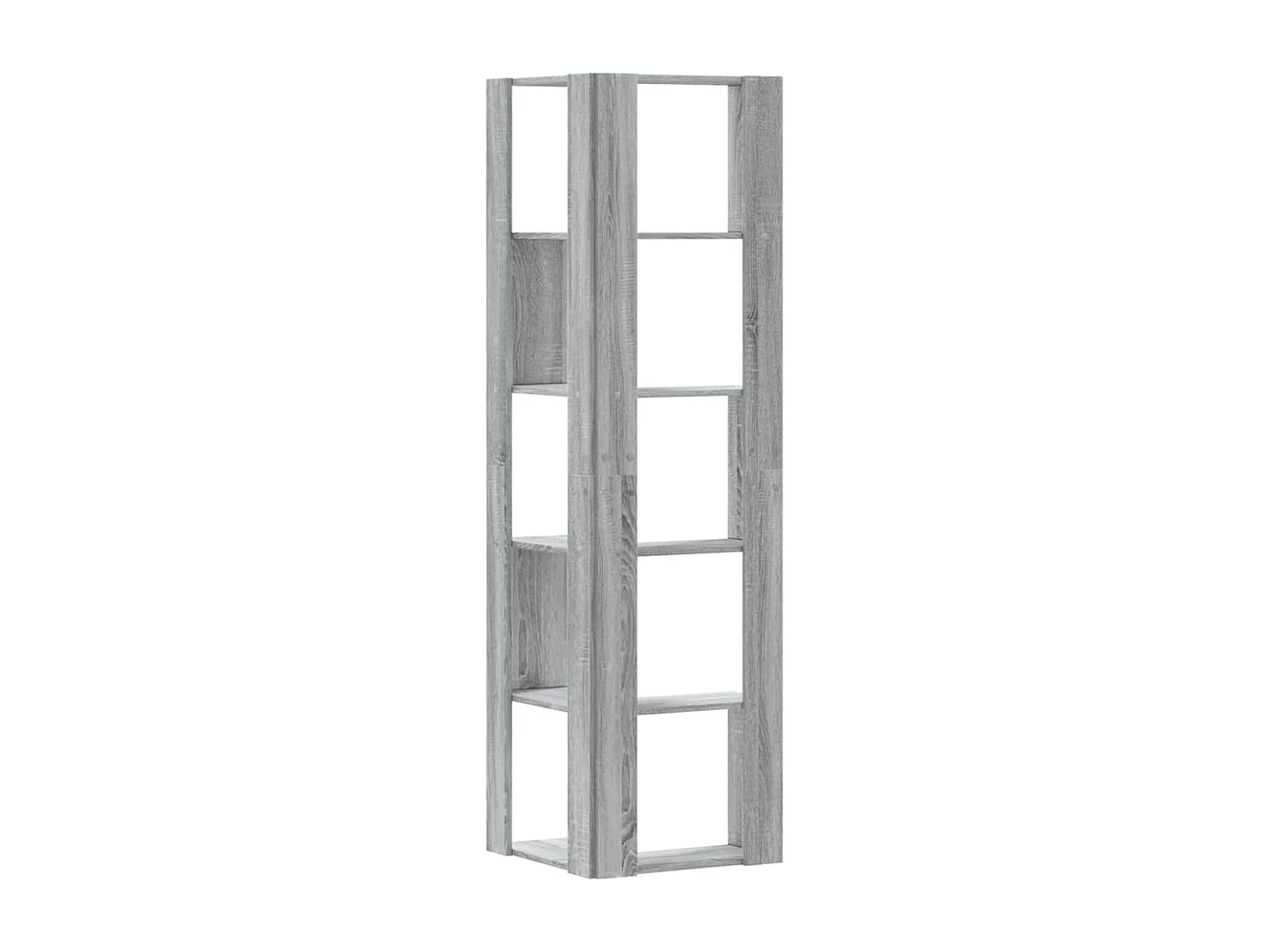 Bücherregal 5 Böden Grau Sonoma 50x50x179 cm Holzwerkstoff