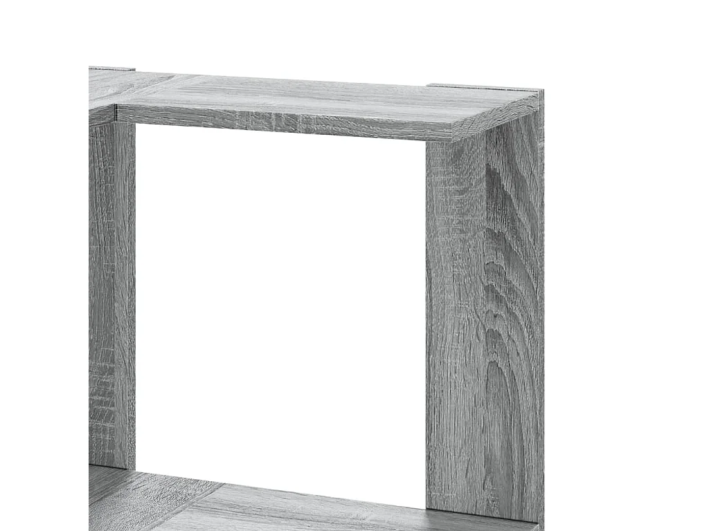 Bücherregal 5 Böden Grau Sonoma 50x50x179 cm Holzwerkstoff