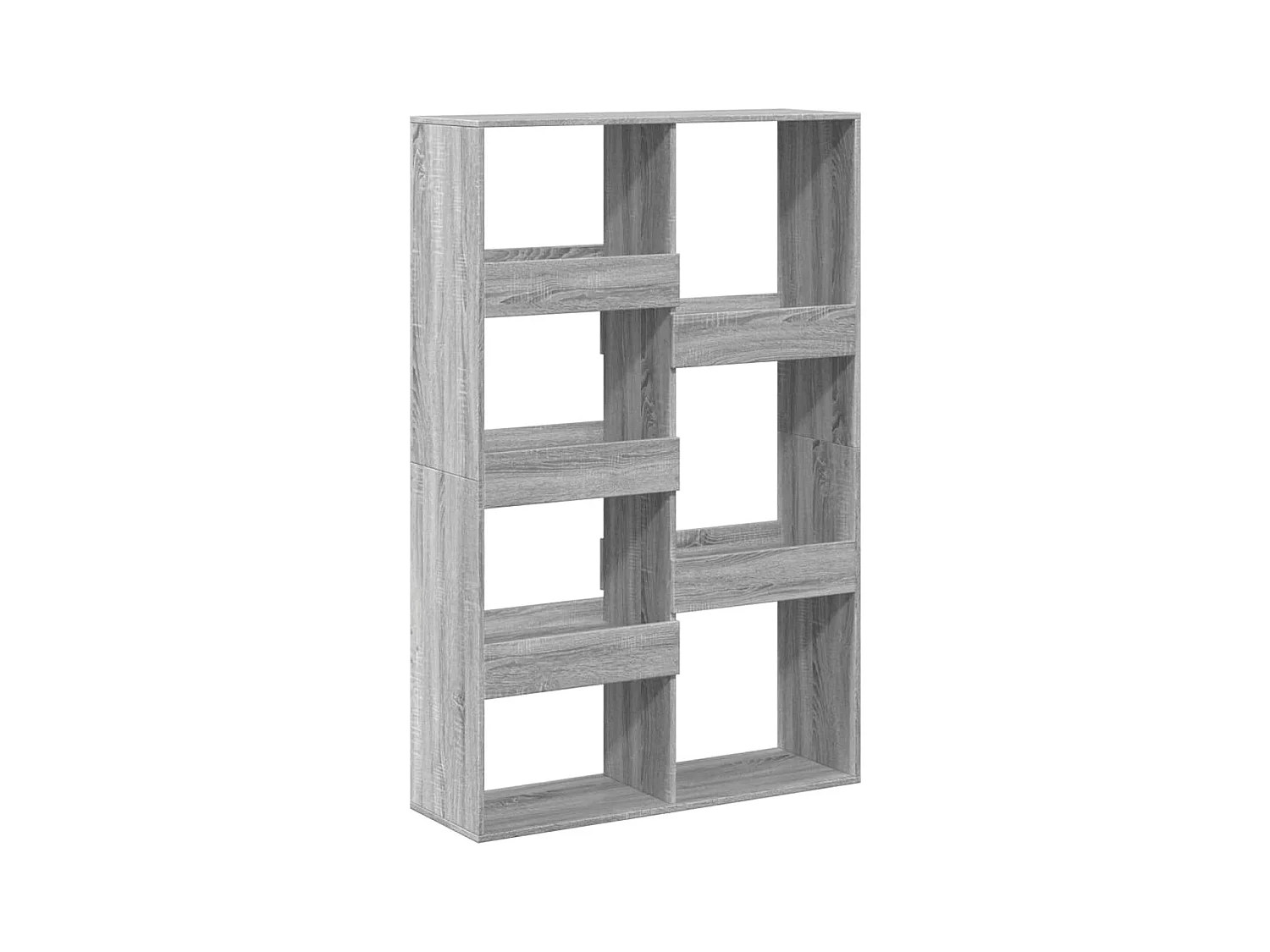 Libreria Grigio Sonoma 100x33x155,5 cm in Legno Multistrato