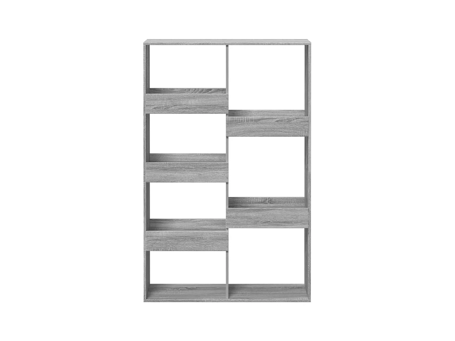 Libreria Grigio Sonoma 100x33x155,5 cm in Legno Multistrato