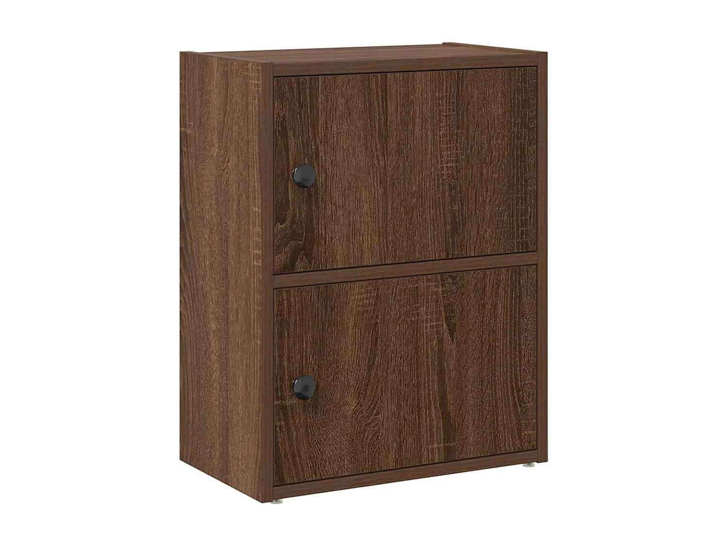 Bibliothèque chêne marron 40x24x52 cm bois d'ingénierie