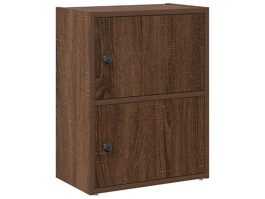 Bücherregal Braun Eichen-Optik 40x24x52 cm Holzwerkstoff