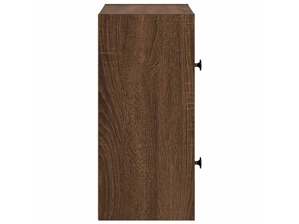 Bücherregal Braun Eichen-Optik 40x24x52 cm Holzwerkstoff