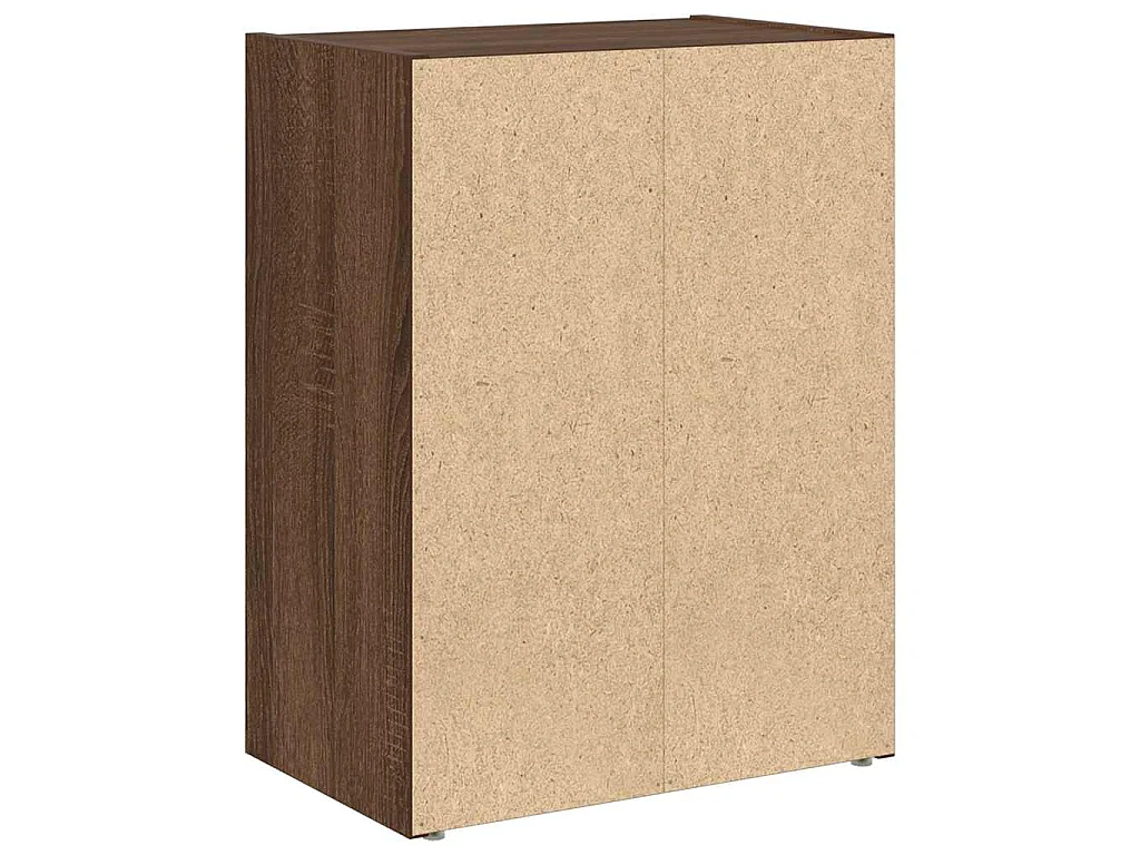 Bücherregal Braun Eichen-Optik 40x24x52 cm Holzwerkstoff