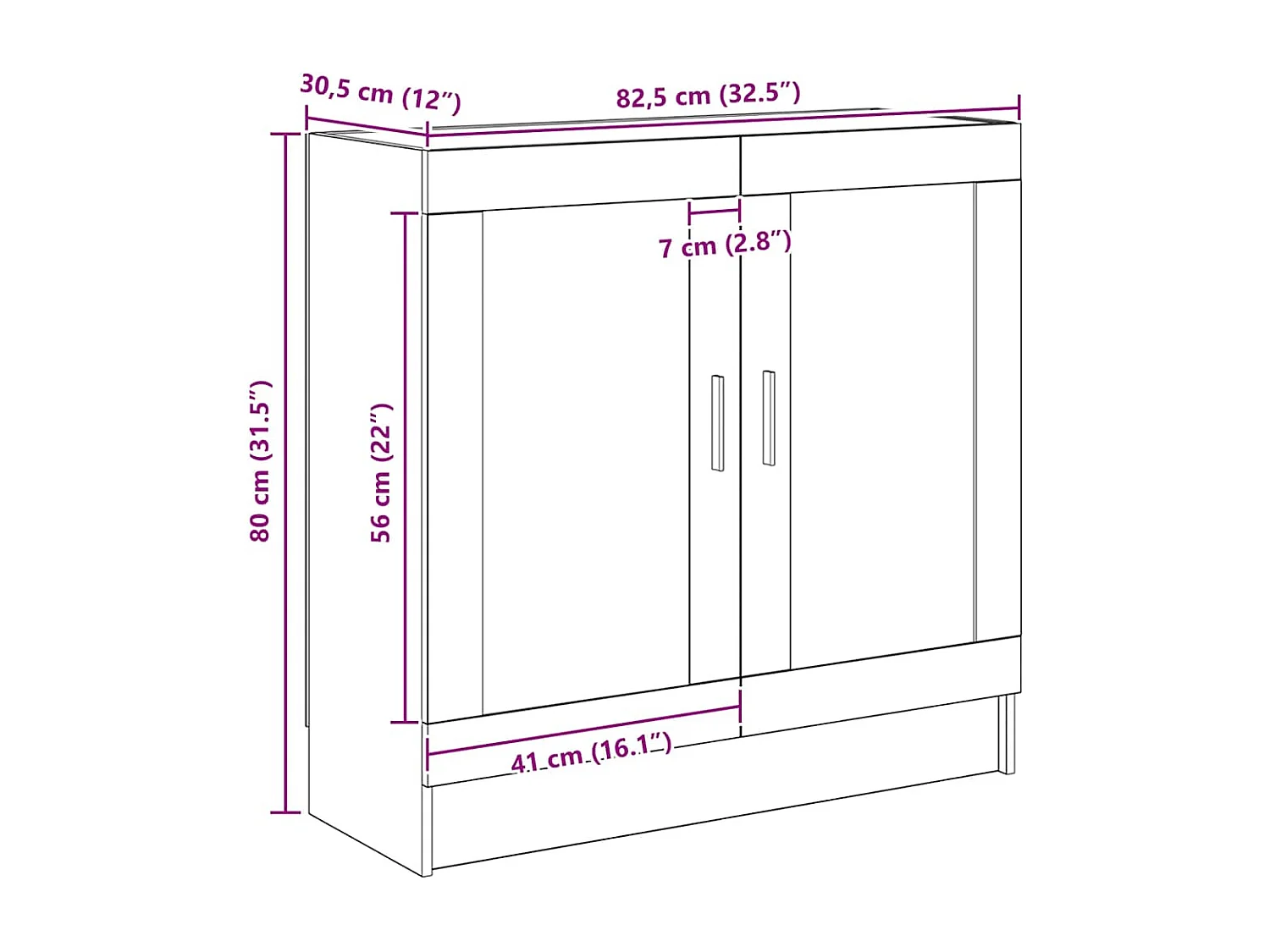 Bibliothèque chêne artisanal 82,5x30,5x80 cm bois d'ingénierie