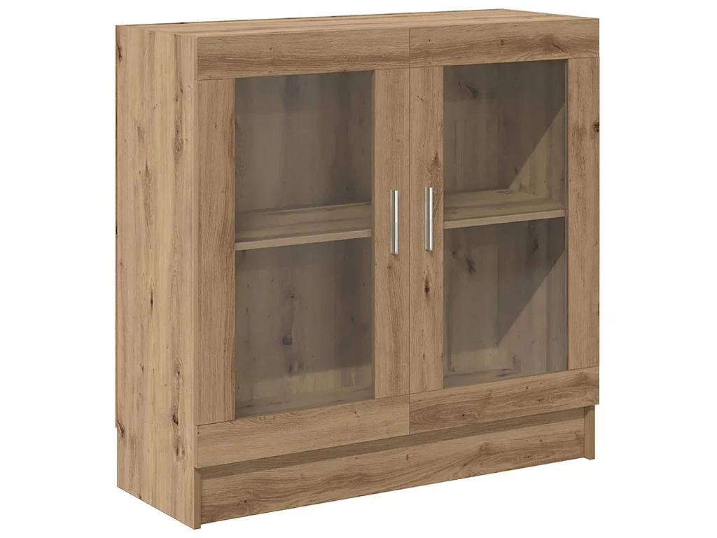 Armario libros madera ingeniería roble artisan 82,5x30,5x80 cm