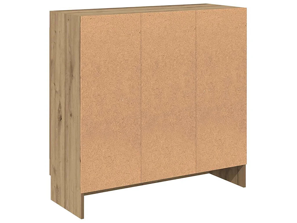 Armario libros madera ingeniería roble artisan 82,5x30,5x80 cm
