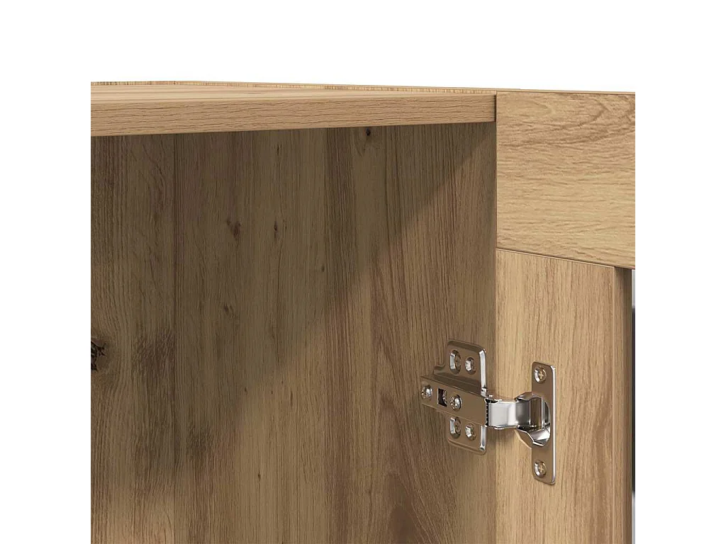 Armario libros madera ingeniería roble artisan 82,5x30,5x80 cm