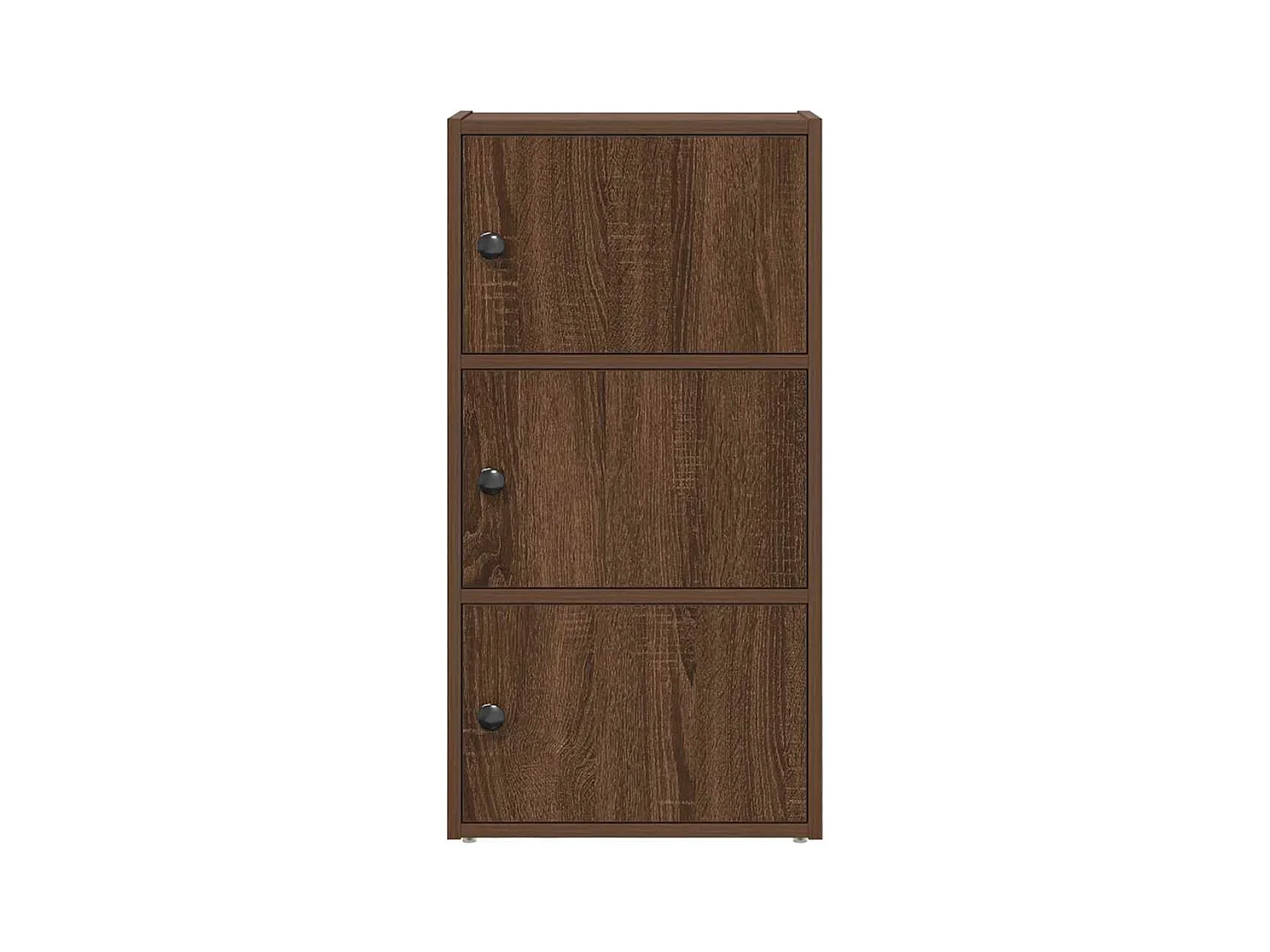 Bücherregal Braun Eichen-Optik 40x24x77 cm Holzwerkstoff