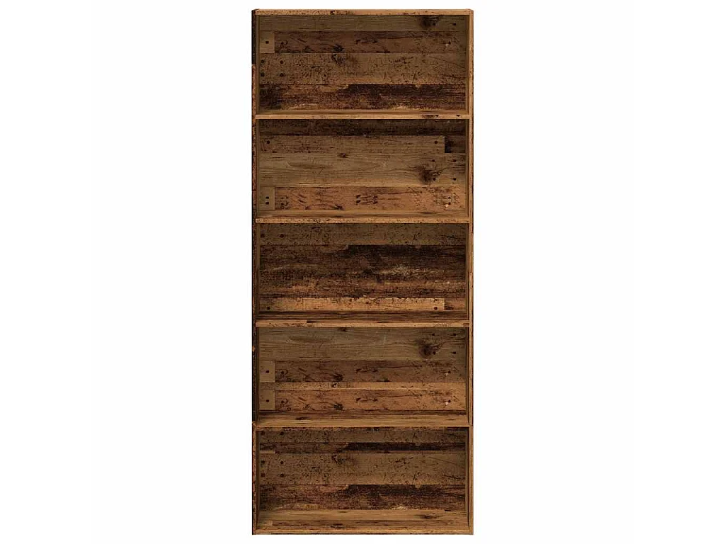 Bücherregal Altholz-Optik 80x30x189 cm Holzwerkstoff