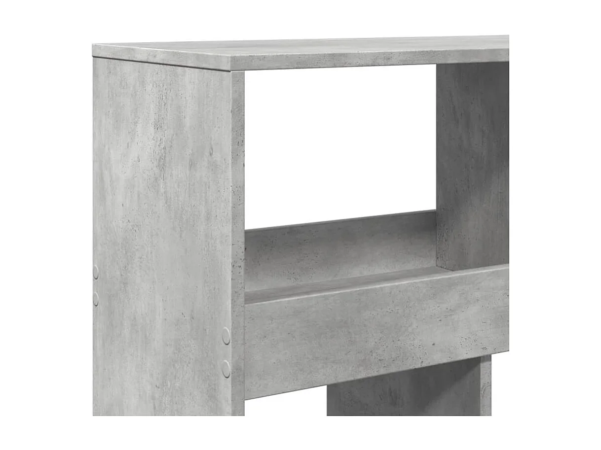 Estante 100x33x187,5 cm derivados de madeira cinzento cimento