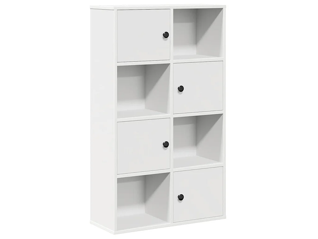 Boekenkast 60x24x101,5 cm bewerkt hout wit