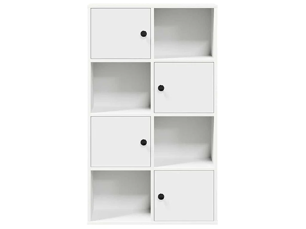 Boekenkast 60x24x101,5 cm bewerkt hout wit