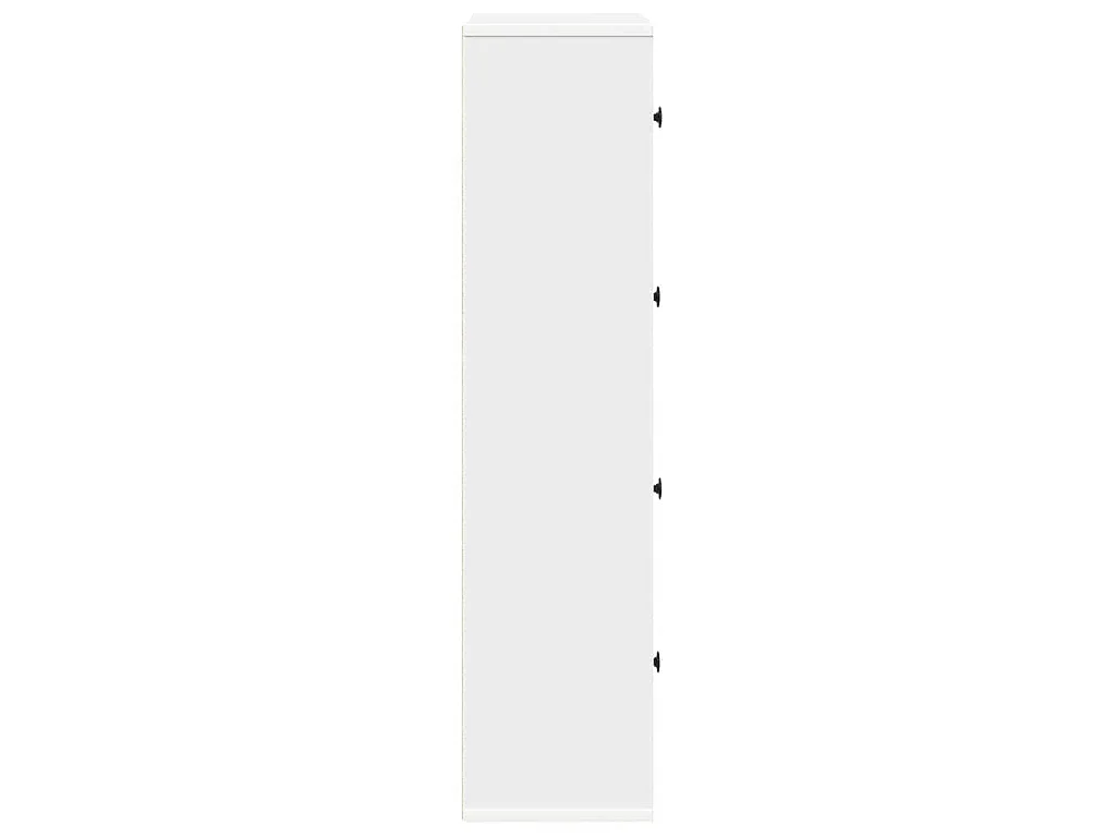 Boekenkast 60x24x101,5 cm bewerkt hout wit