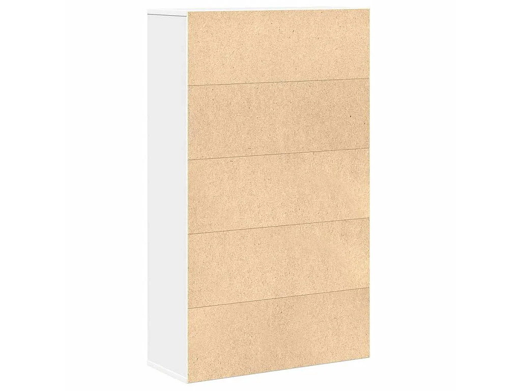 Boekenkast 60x24x101,5 cm bewerkt hout wit