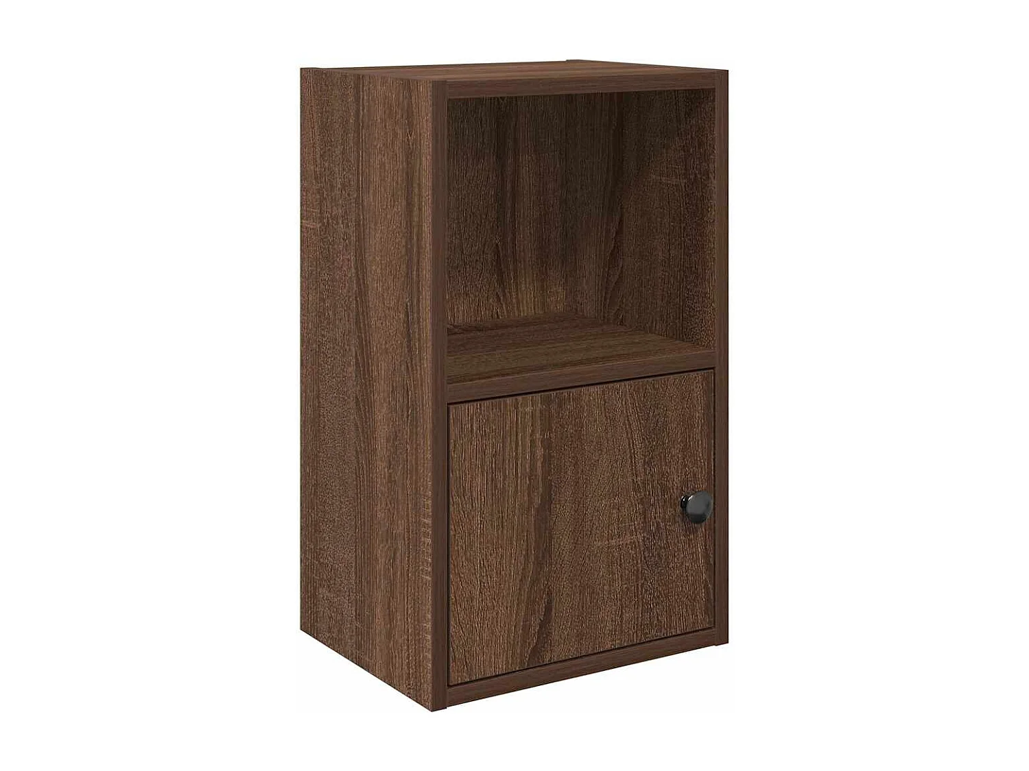 Bibliothèque chêne marron 31x24x52 cm bois d'ingénierie