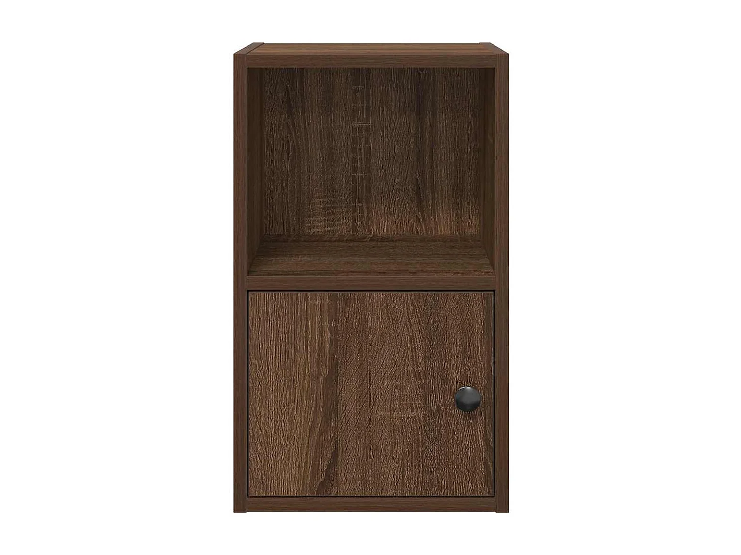 Bibliothèque chêne marron 31x24x52 cm bois d'ingénierie