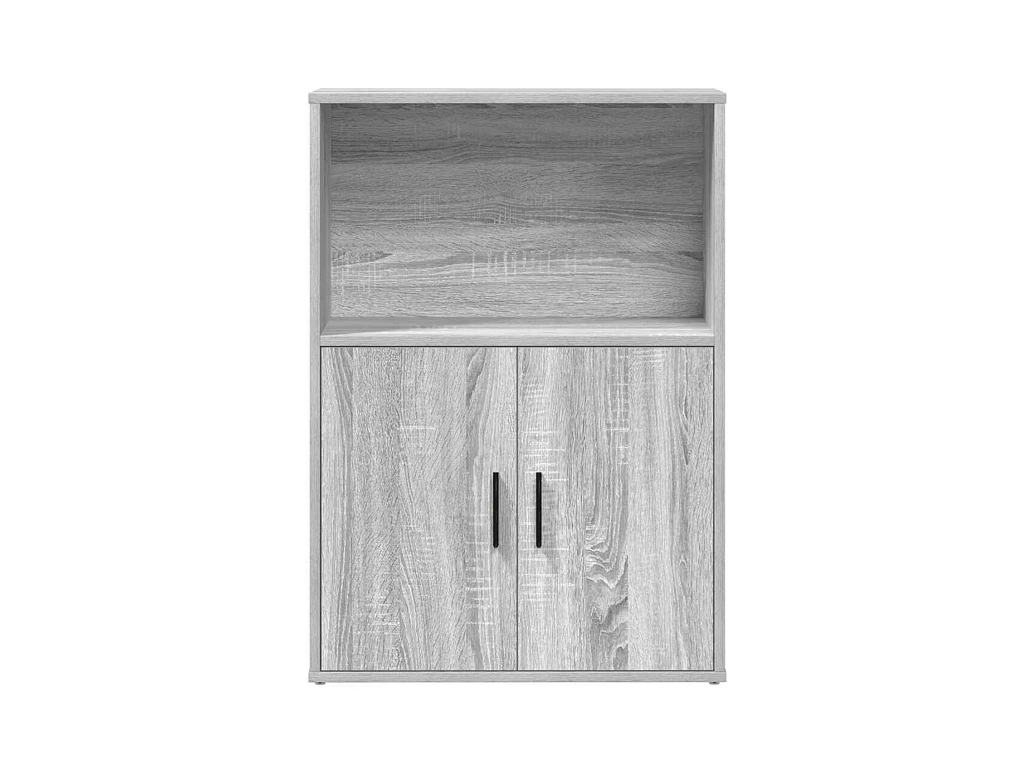 Estantería de madera de ingeniería gris sonoma 60x24x85 cm