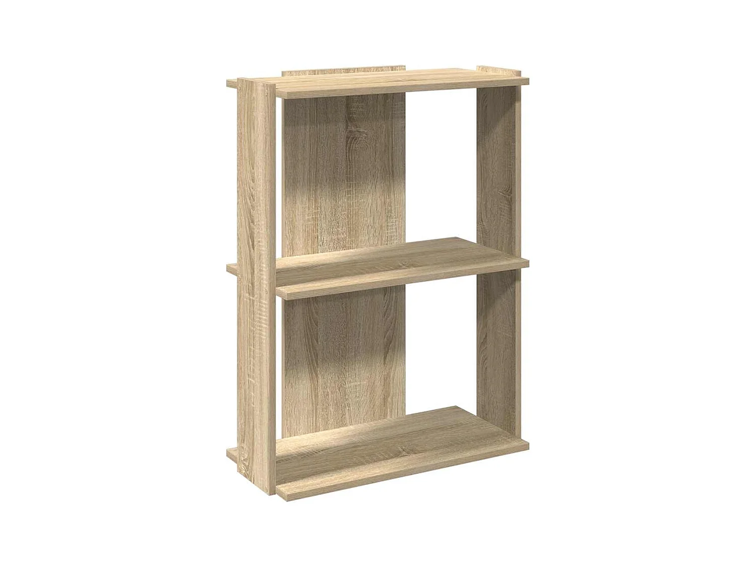Bücherregal 3 Böden Sonoma-Eiche 60x30x80 cm Holzwerkstoff