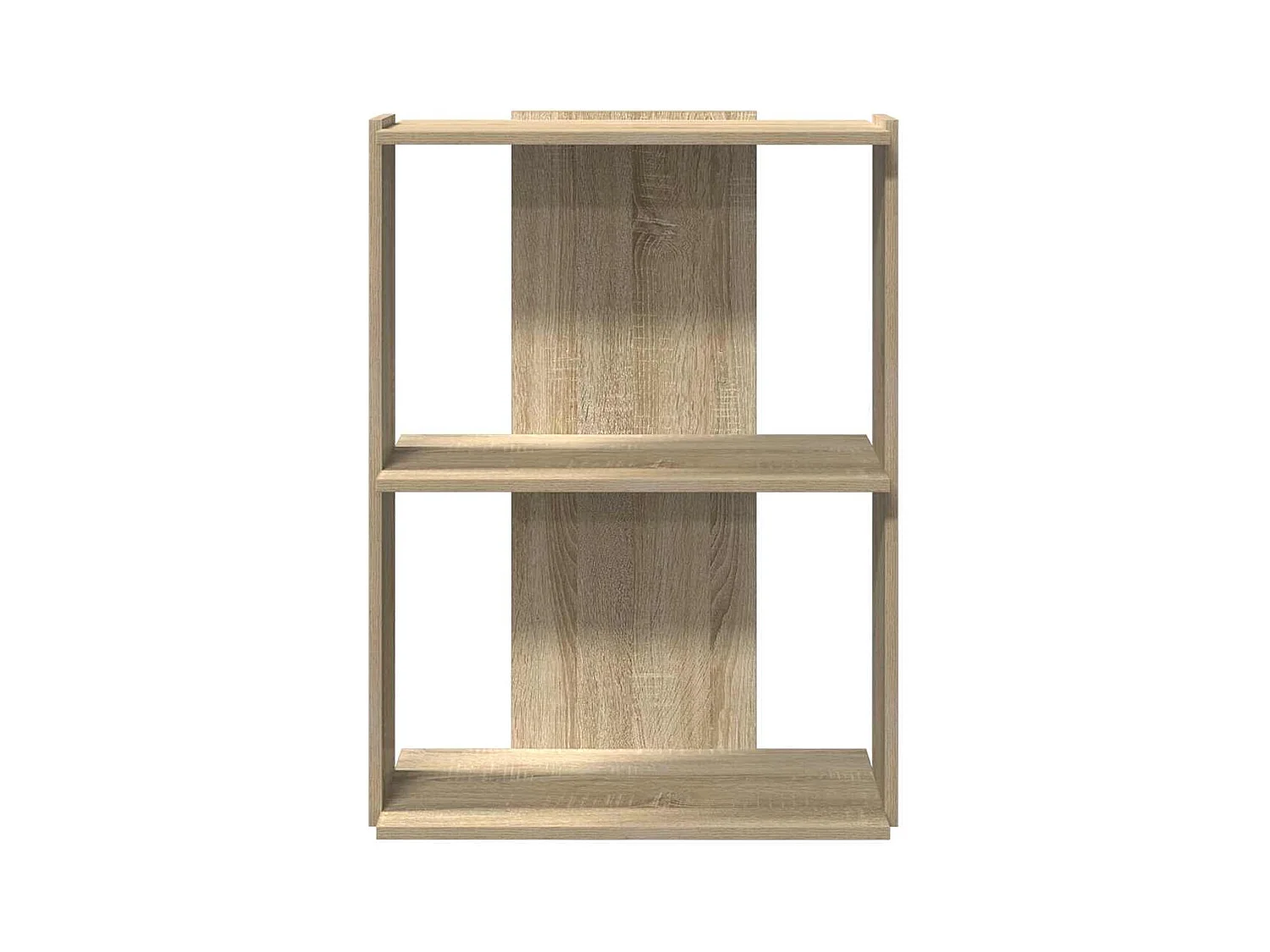 Bücherregal 3 Böden Sonoma-Eiche 60x30x80 cm Holzwerkstoff