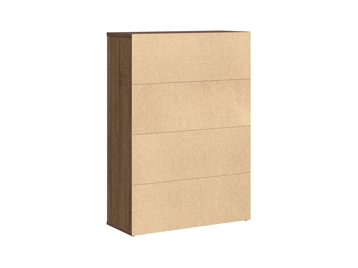 Bücherregal Braun Eichen-Optik 60x24x85 cm Holzwerkstoff
