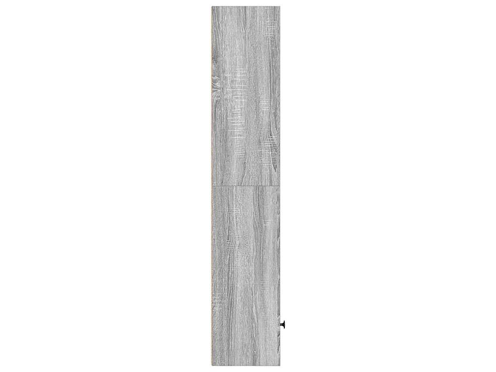 Bücherregal Grau Sonoma 31x24x127 cm Holzwerkstoff