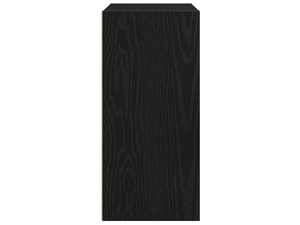 Bibliothèque chêne noir 31x24x52 cm bois d'ingénierie