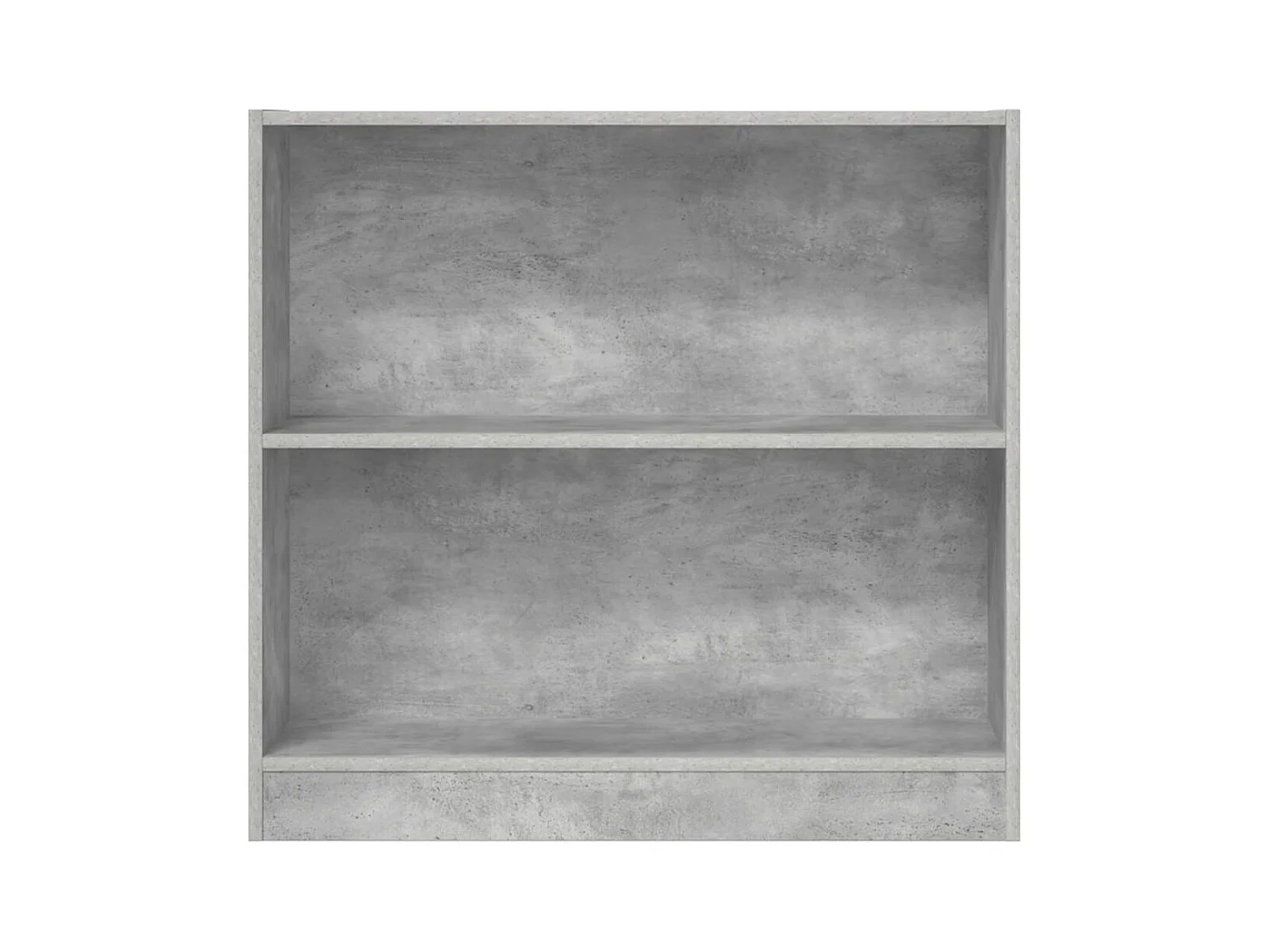 Libreria Grigio Cemento 80x24x75 cm in Legno Multistrato