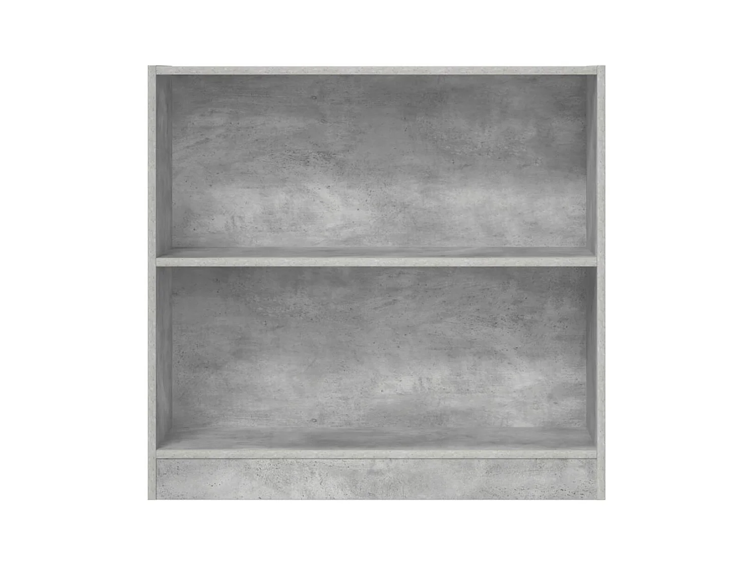 Libreria Grigio Cemento 80x24x75 cm in Legno Multistrato