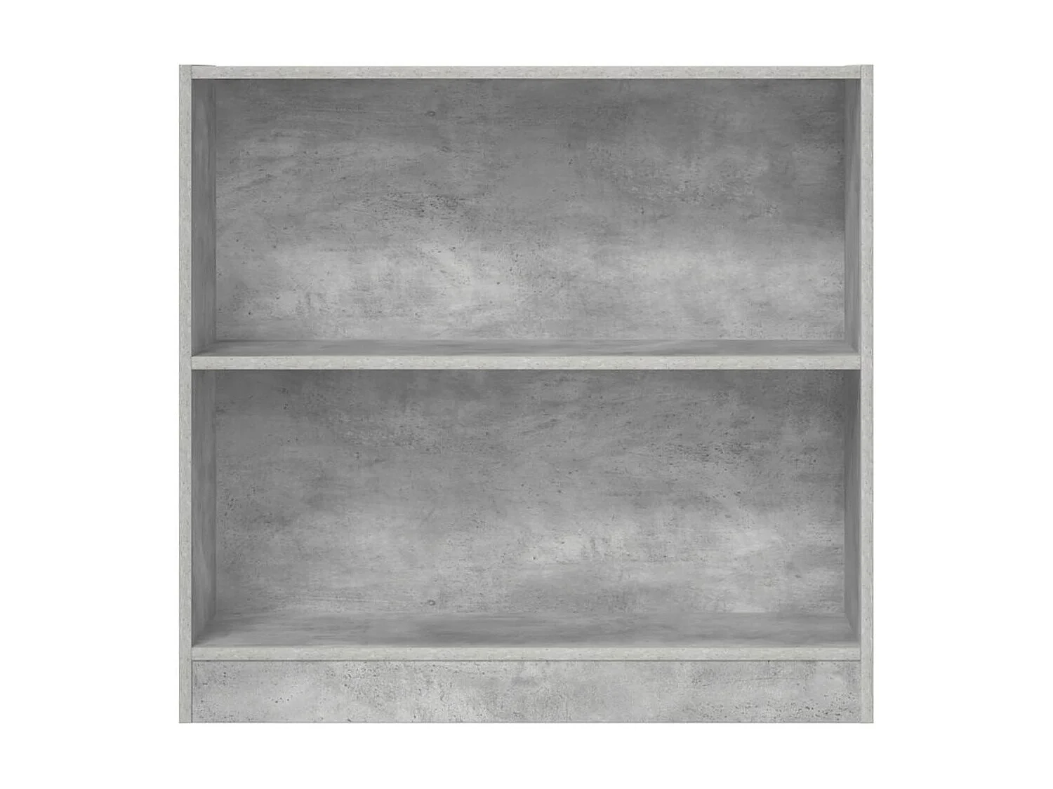 Bibliothèque Gris béton 80x24x75 cm Bois d'ingénierie