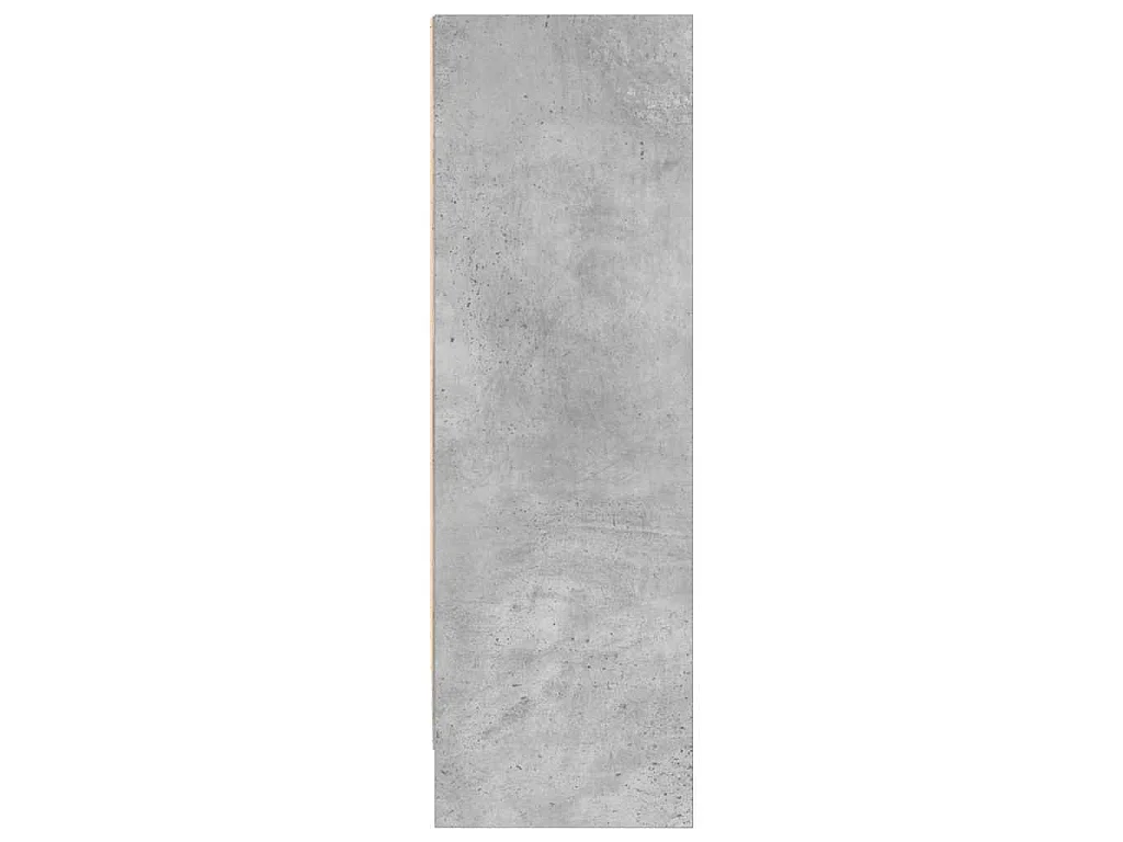 Libreria Grigio Cemento 80x24x75 cm in Legno Multistrato