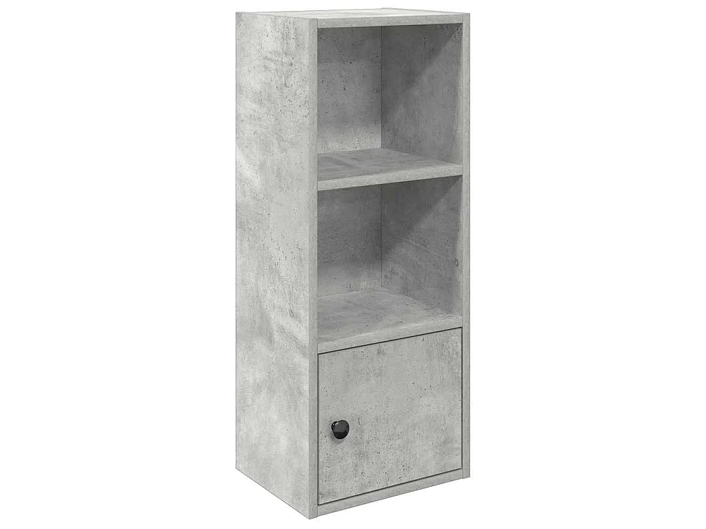Libreria Grigio Cemento 31x24x77 cm in Legno Multistrato