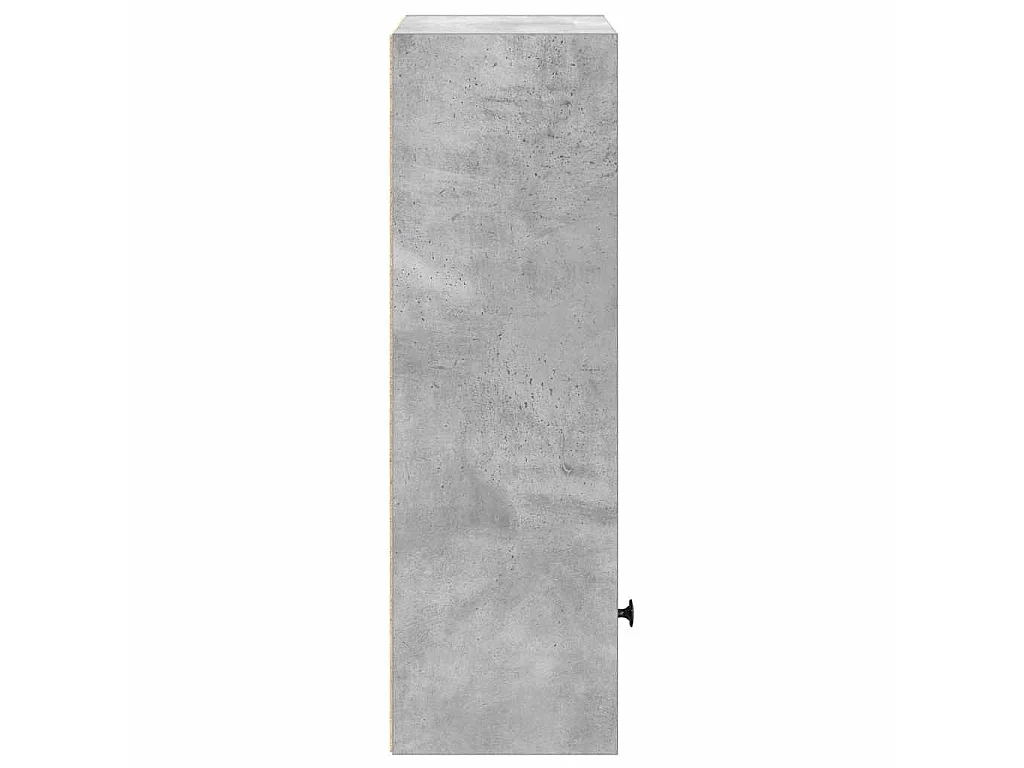 Libreria Grigio Cemento 31x24x77 cm in Legno Multistrato