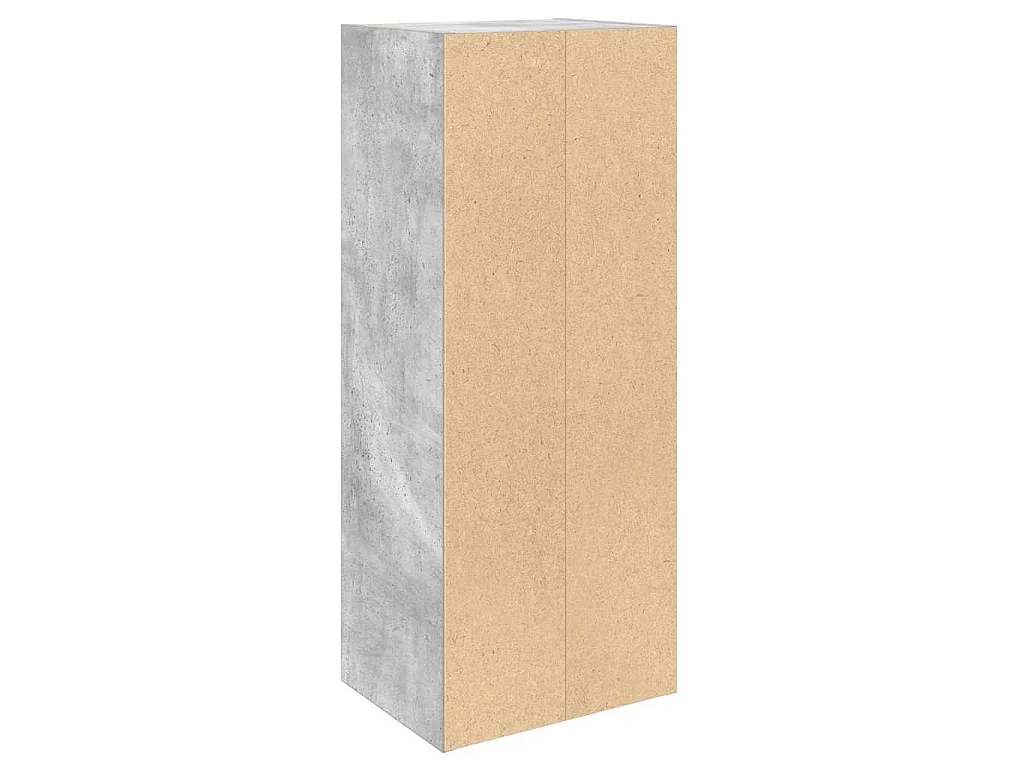 Libreria Grigio Cemento 31x24x77 cm in Legno Multistrato