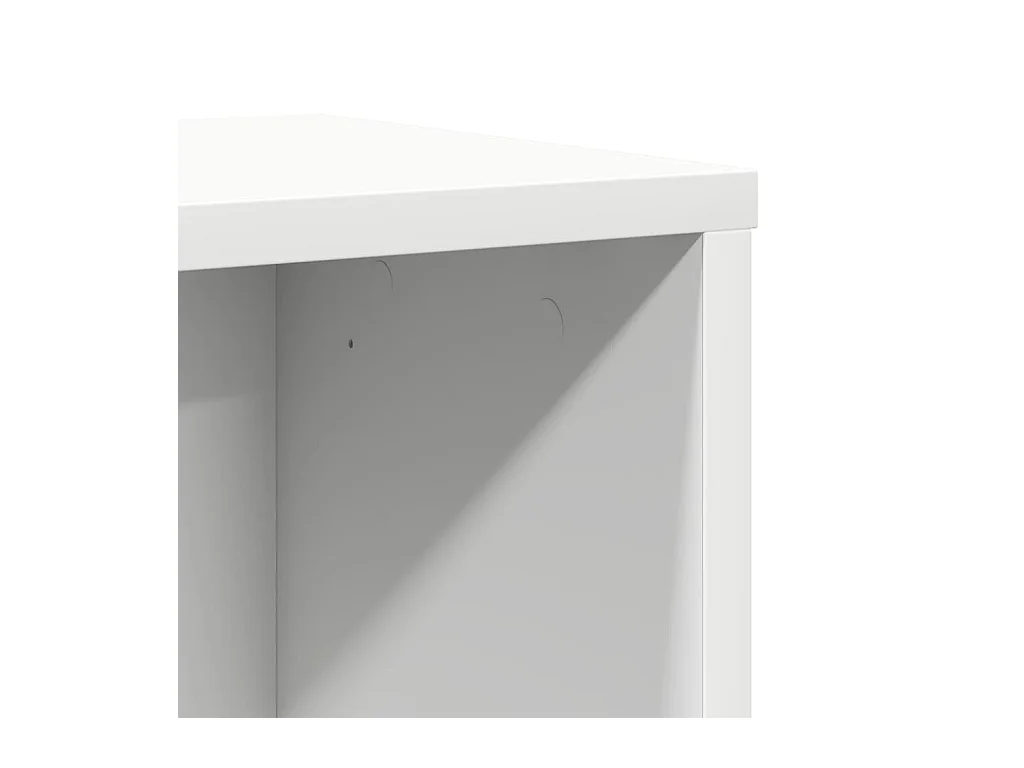 Bücherregal Weiß 60x24x85 cm Holzwerkstoff