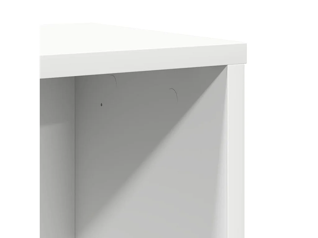 Bücherregal Weiß 60x24x85 cm Holzwerkstoff